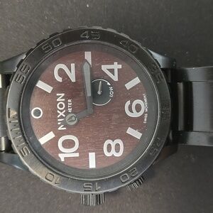 Nixon Black and Brown Dial Men's Watch 51-30 Simplify